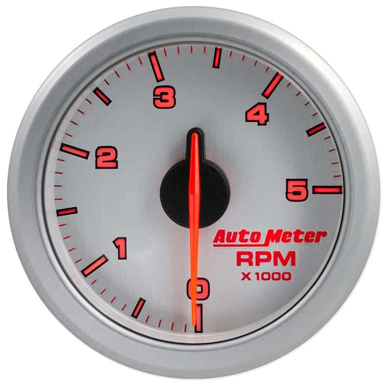 AutoMeter — Autometer Airdrive 2-1/6in Tachometer Gauge 0-5K RPM - Silver
GA 2" 5KRPM ARDRV SL - view 3