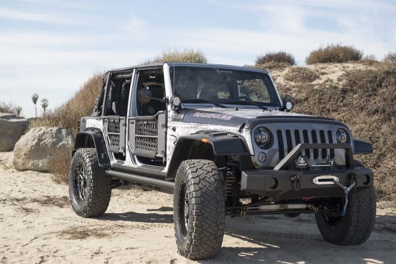 Rampage — Rampage 2007-2018 Jeep Wrangler(JK) Trailguard Front Bumper - Black
TrailGuard Frnt Bmpr
Bumper- Front - view 2