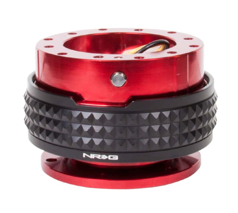 NRG — NRG Quick Release Kit - Pyramid Edition - Red Body / Black Pyramid Ring - view 2