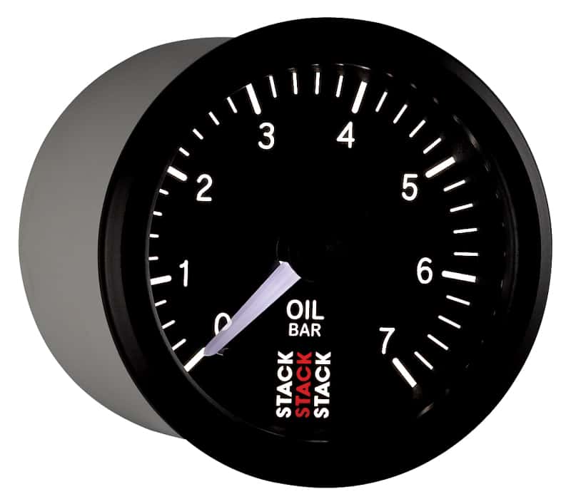 AutoMeter — Autometer Stack Instruments 52mm 0-7 BAR M10 (M) Mechanical Oil Pressure Gauge - Black
Ga OilP Mech Bk 7Bar - view 6