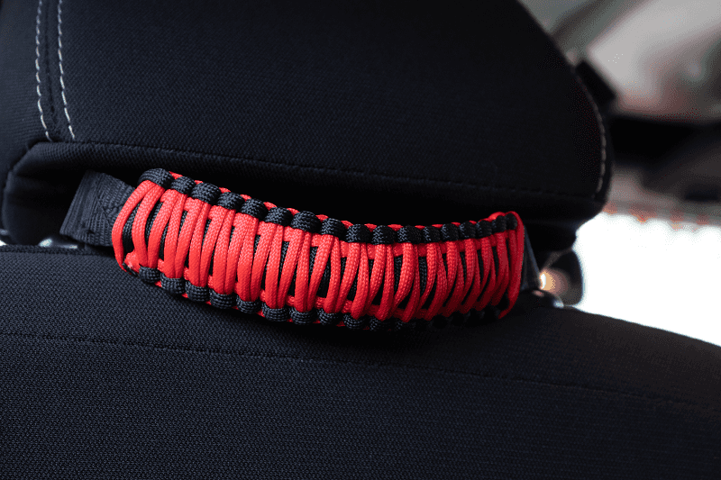 Fishbone Offroad — Fishbone Offroad Head Rest Paracord Grab Handles Red - view 2