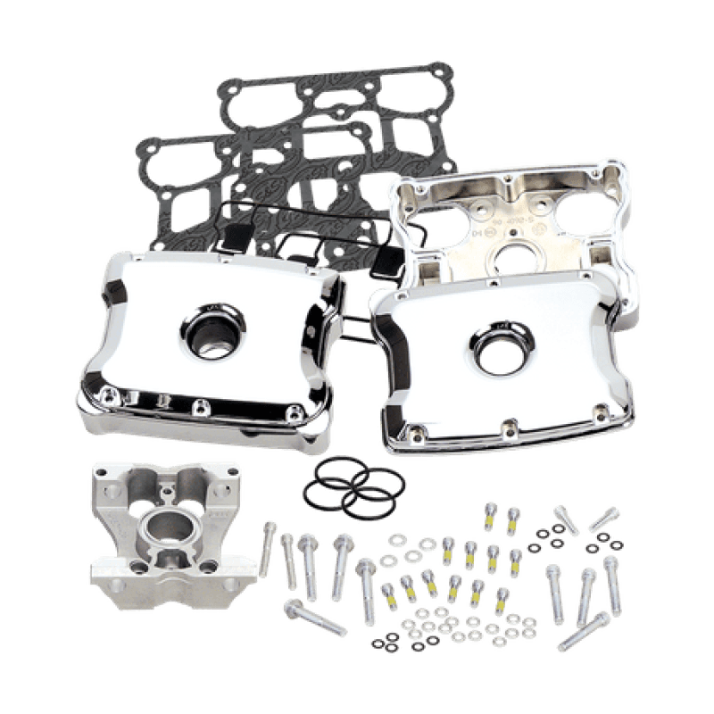 S&S Cycle — S&S Cycle 1999+ BT 4-1/8in Rocker Box - Chrome - view 2