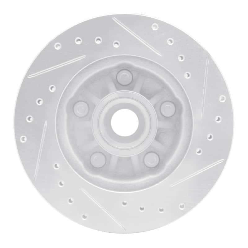 R1 Concepts — R1 98-02 Ford Ranger (USA/Canada) Front Left Drilled & Slotted Silver Brake Rotor
R1 Brake Rotor Drill - view 5