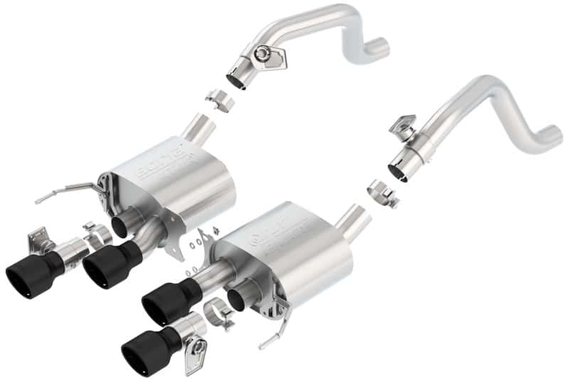 Borla — Borla 14-18 C7 Corvette Stingray Axle-Back ATAK Exhaust 2.75in To Muffler Dual 2.75in Out 4.25in Tip
Axle-Back System - view 2