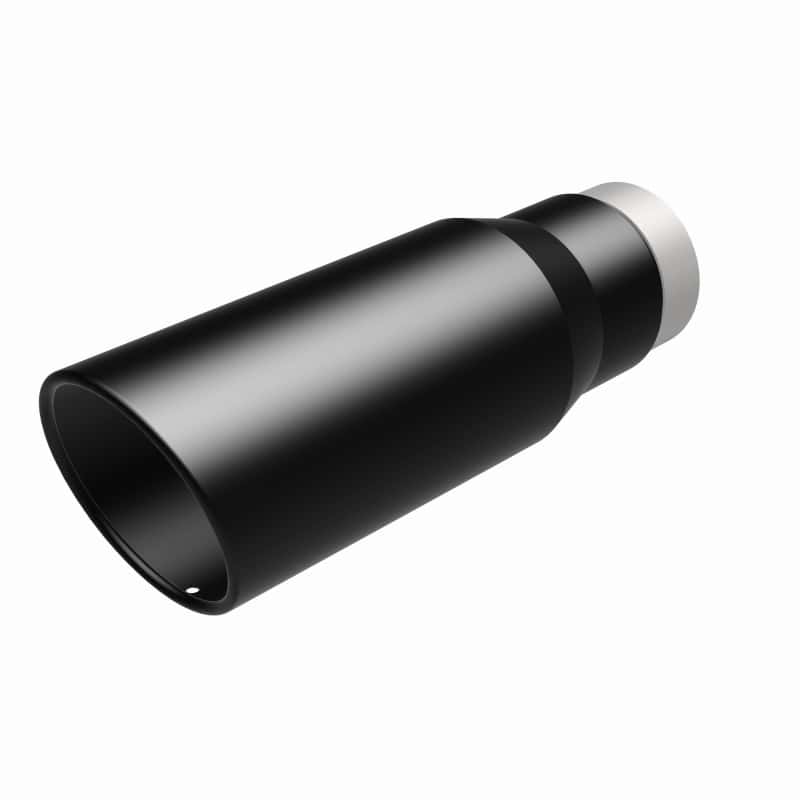 Magnaflow — MagnaFlow Tip Stainless Black Coated Single Wall Round Single Outlet 5in Dia 3.5in Inlet 14.5in L
Stainless Steel
Exhaust Tip - view 26