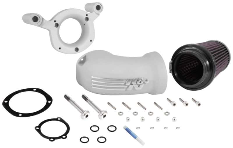K&N Engineering — K&N 08-17 Harley-Davidson Touring Models Performance Air Intake System Silver
Performance Air Inta
Air Intake System - view 4