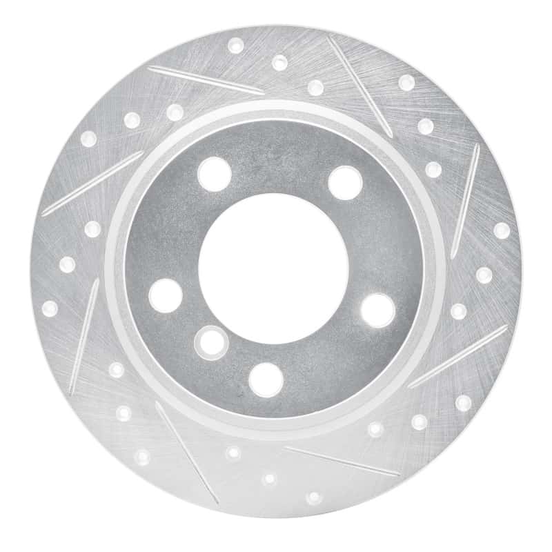 R1 Concepts — R1 11-16 Mini Cooper Paceman Rear Right Drilled & Slotted Silver Brake Rotor
R1 Brake Rotor Drill - view 1
