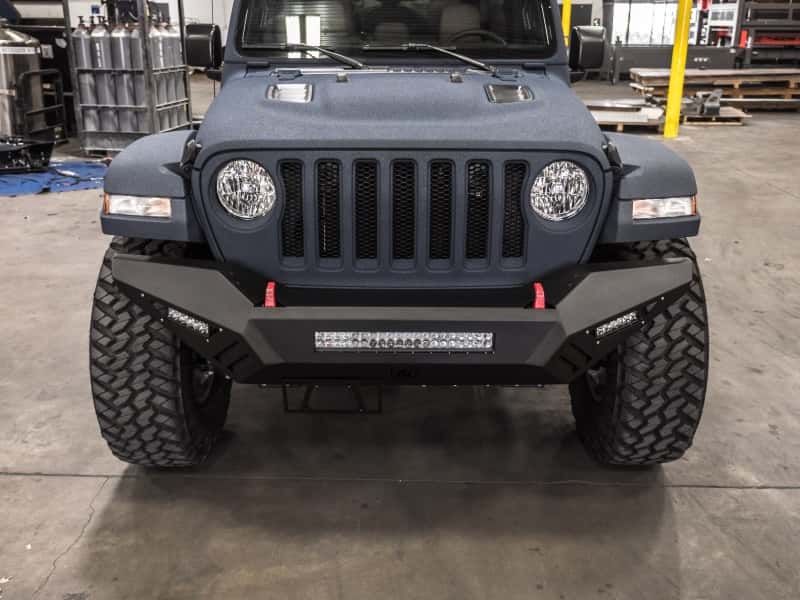 Road Armor — Road Armor 18-20 Jeep Wrangler JL SPARTAN Front Bumper - Tex Blk - view 4