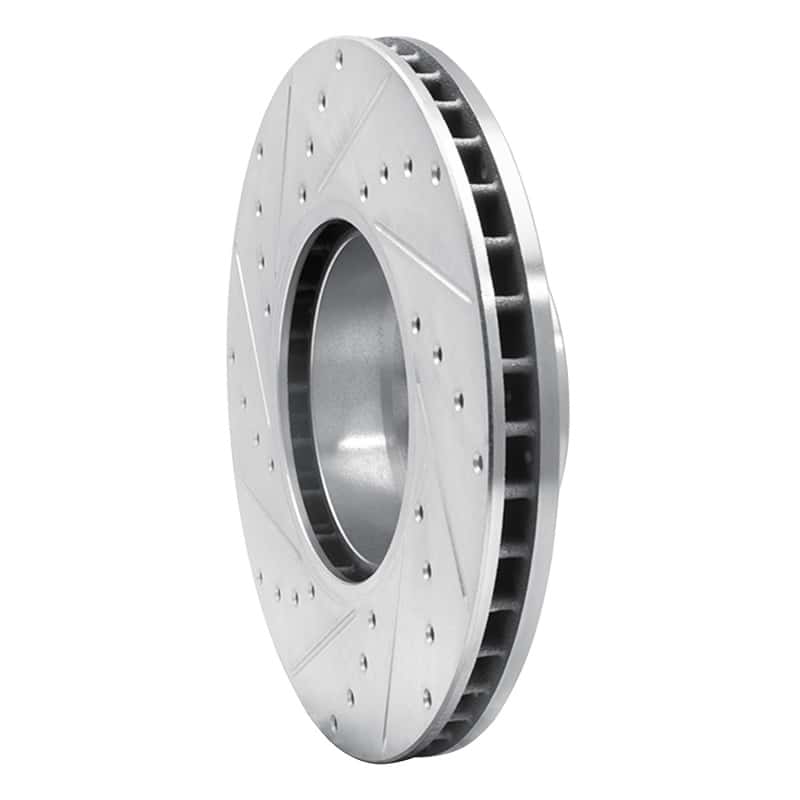 R1 Concepts — R1 91-01 BMW 740I Front Right Drilled & Slotted Silver Brake Rotor
R1 Brake Rotor Drill - view 4