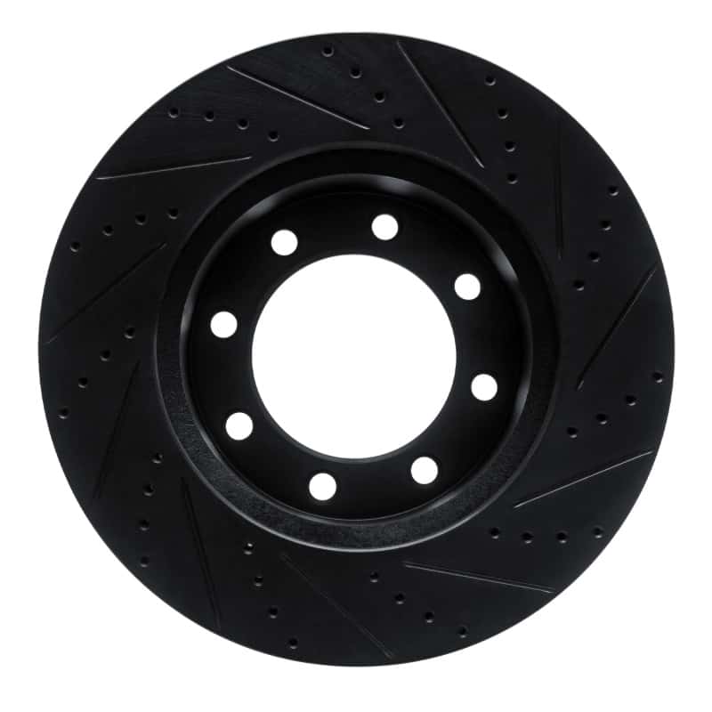 R1 Concepts — R1 12-25 Ford F-350 Super Duty 4WD Front Left Drilled & Slotted Black Brake Rotor
R1 Brake Rotor Drill - view 5