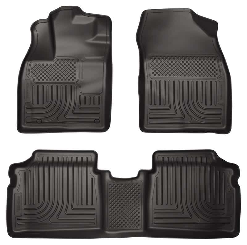 Husky Liners — Husky Liners 12 Toyota Prius (PlugIn Models ONLY) WeatherBeater Front & 2nd Seat Black Floor Liners
Floor Liners - view 2