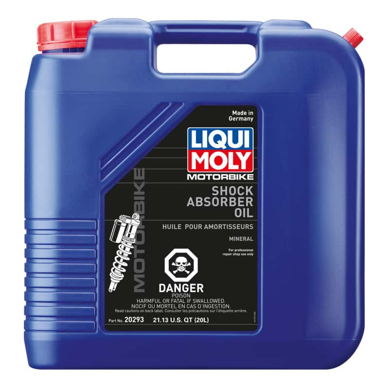 LIQUI MOLY — LIQUI MOLY 20L Motorbike Shock Absorber Oil
Shock Absorber Oil
lqm20293 - view 2