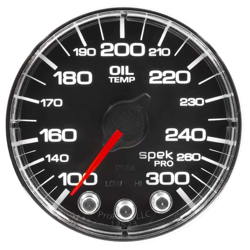 AutoMeter — Autometer Spek-Pro Gauge Oil Temp 2 1/16in 300f Stepper Motor W/Peak & Warn Blk/Chrm
GA 2" OILT BFC SPEK - view 1