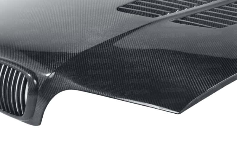 Seibon — Seibon 97-03 BMW 5 Series 4Dr (E39) GTR-Style Carbon Fiber Hood - view 6