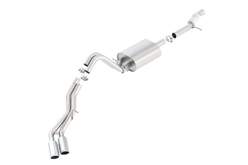 Borla — Borla Touring Cat Back 15-16 Chevy Tahoe 5.3L V8 2.75in, 2.25in Dual Same Side Exit 4in Tips
Cat-Back System
ExhstSysKt - view 2