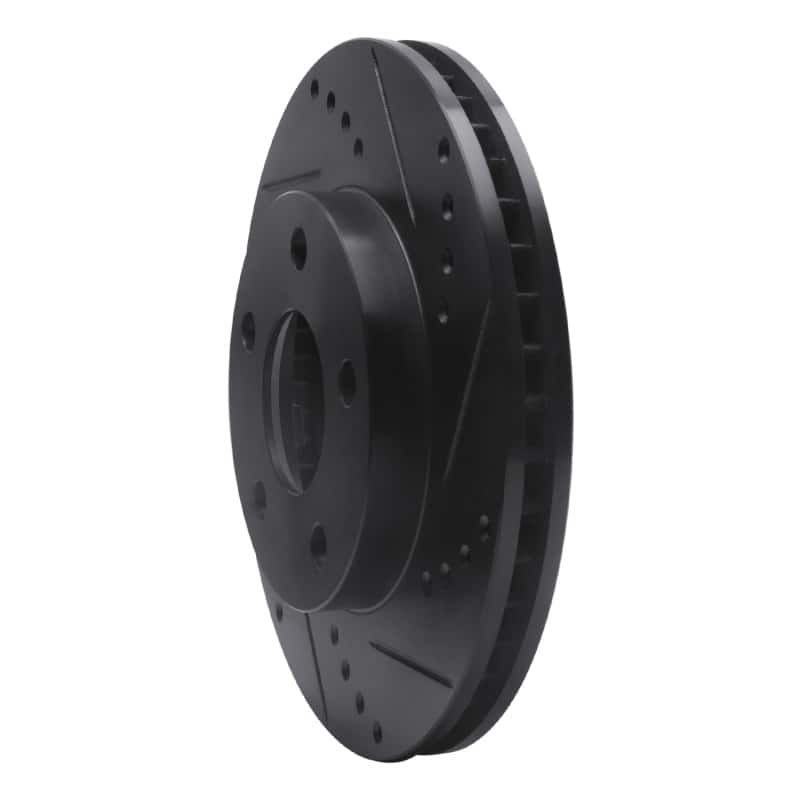 R1 Concepts — R1 97-05 Chevrolet Classic Front Right Drilled & Slotted Black Brake Rotor
R1 Brake Rotor Drill - view 2
