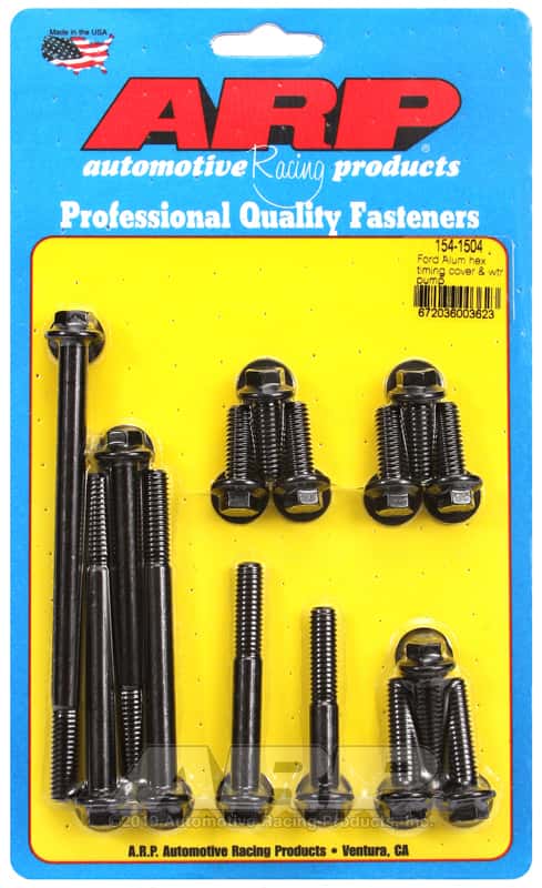 ARP — ARP SB Ford Aluminum Timing Cover Water Pump Hex Bolt Kit - view 1