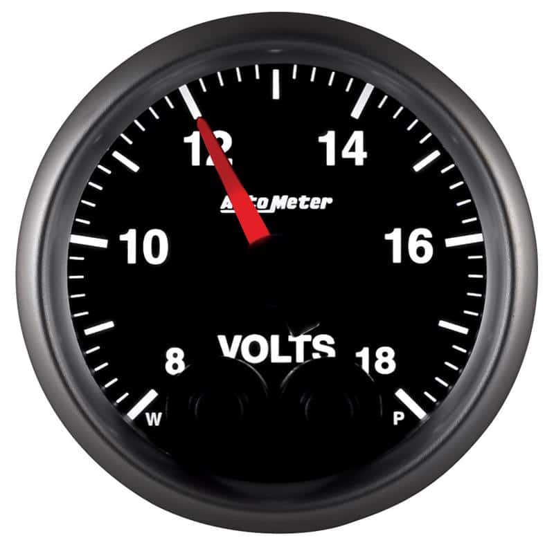 AutoMeter — Autometer Elite 52.4mm Peak & Warn w/ Electronic Control 8-18 Volt Voltmeter
GA 2" VOLT 18V ELITE - view 8