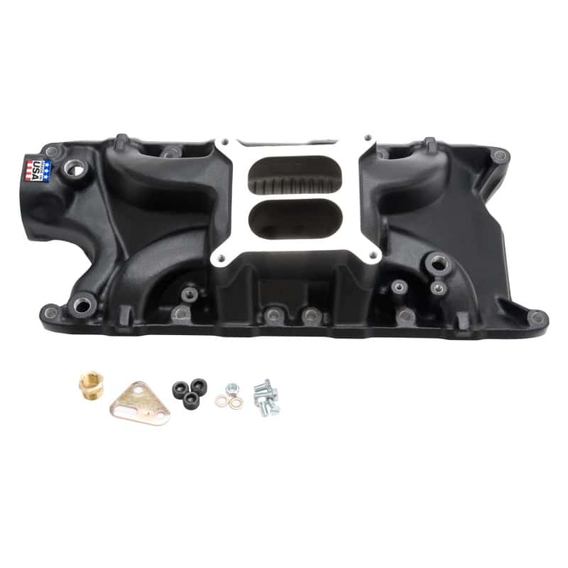 Edelbrock — Edelbrock Performer RPM 302 Ford Blk
MANIFOLD - view 1