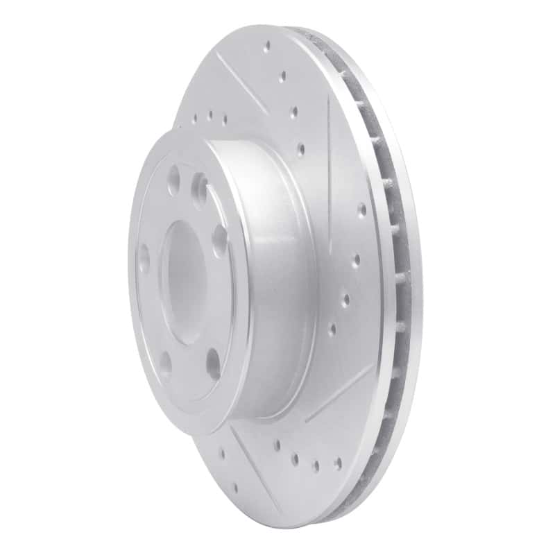 R1 Concepts — R1 92-95 Volkswagen EuroVan Front Right Drilled & Slotted Silver Brake Rotor
R1 Brake Rotor Drill - view 2