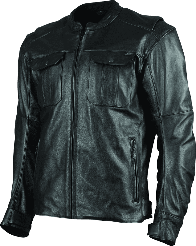 Speed and Strength — Speed and Strength Band of Brothers Leather Jacket Black - Small - view 5