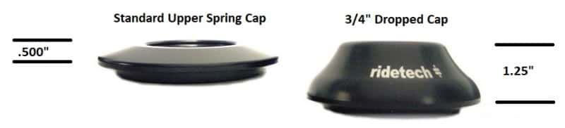 Ridetech — Ridetech CoilOver Dropped Upper Spring Retainer .75in
CO mount 3/4" droppe - view 2