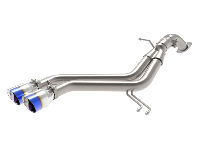 aFe — aFe Takeda 13-17 Hyundai Veloster L4-1.6L 2-1/2in 304 SS Axle-Back Exhaust w/ Blue Flame Tips
Axle-Back Exhaust - view 1