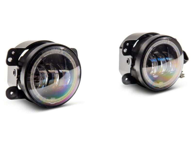 Raxiom — Raxiom 07-18 Jeep Wrangler JK Axial Series 4-In LED Devil Eyes Fog Lights w/ Halo
Lights - view 9