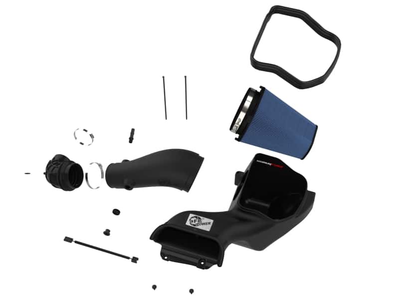 aFe — aFe 23-24 Ford F-150 Raptor R FORCE Stage 2 Cold Air Intake System w/ Pro 5R Filter
Magnum FORCE Intake - view 2