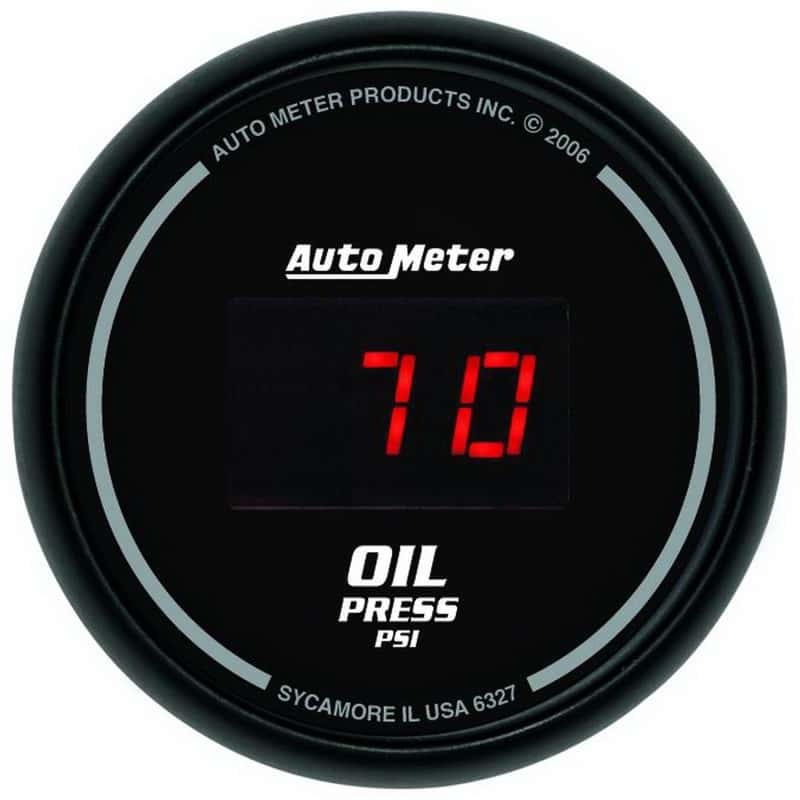 AutoMeter — AutoMeter Gauge Kit 5 Pc. 3-3/8in. & 2-1/16in. Elec Speedo Digital Black Dial W/ Red Led
SPORT COMP DIGITAL 5 - view 5