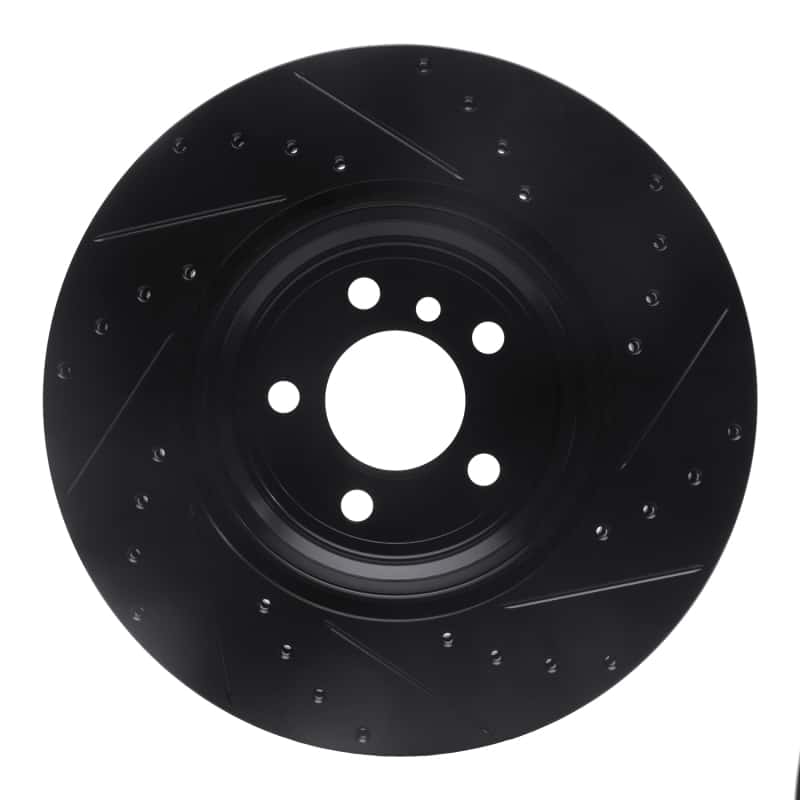 R1 Concepts — R1 07-19 BMW X6 Rear Left Drilled & Slotted Black Brake Rotor
R1 Brake Rotor Drill - view 5