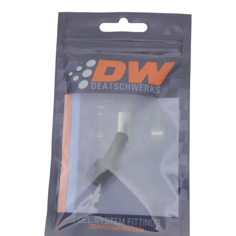 DeatschWerks — DeatschWerks 1/8in NPT Male Thread 5/16in Hose Barb - Anodized Matte Black
Lines & Fittings - view 2