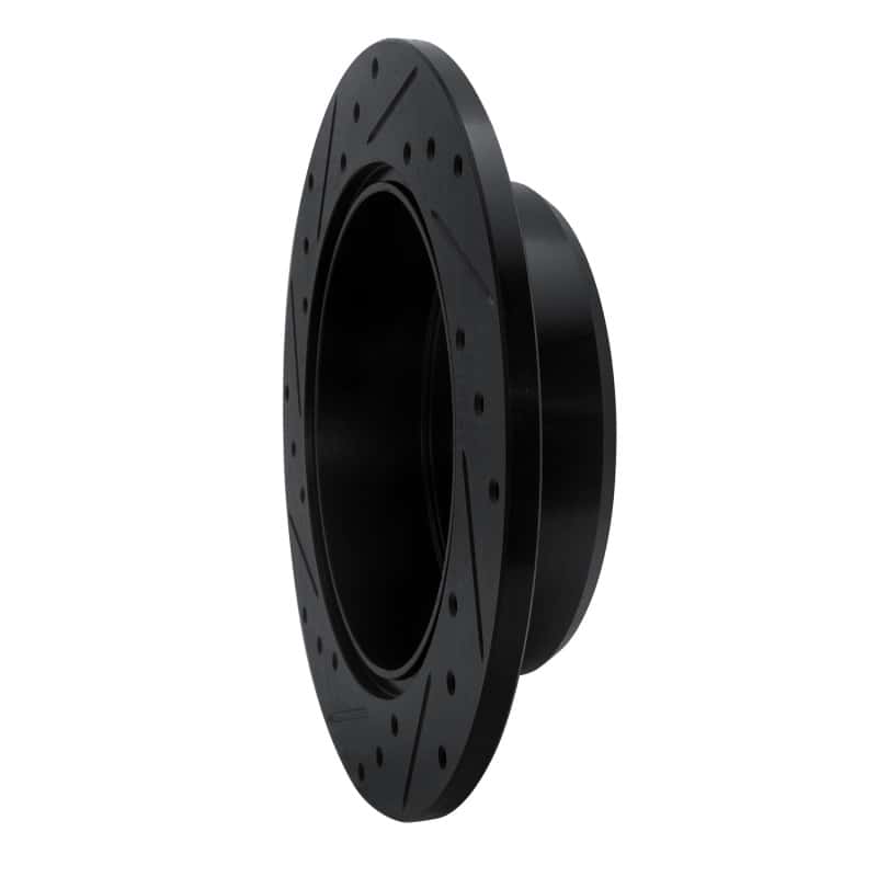R1 Concepts — R1 98-10 Lexus GS400 Rear Right Drilled & Slotted Black Brake Rotor
R1 Brake Rotor Drill - view 4