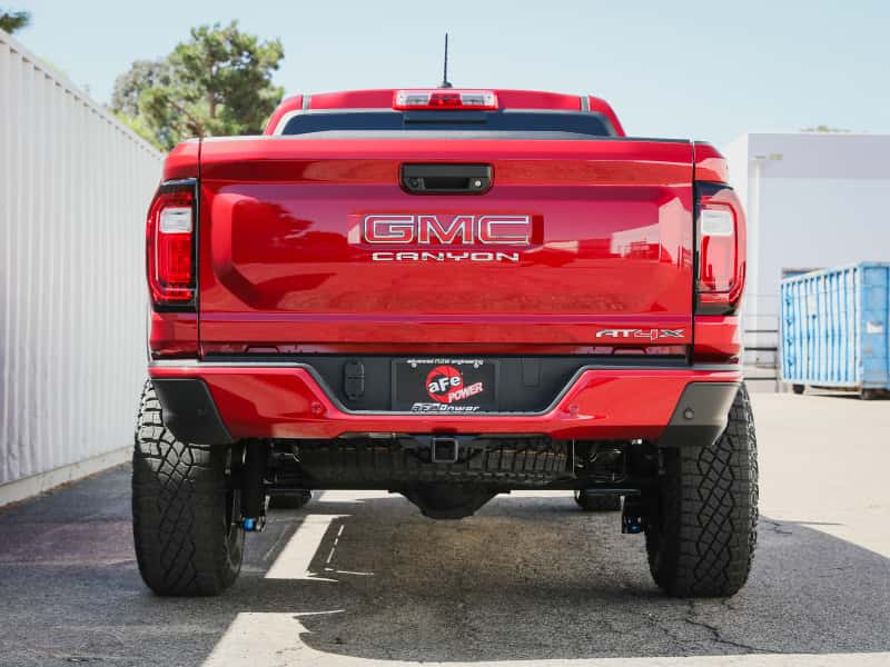 aFe — AFE 23-24 L4 GM Colorado/Canyon Rebel Series 3 IN 304 Stainless Steel Cat-Back System w/Black Tip
Cat-Back Exhaust - view 4
