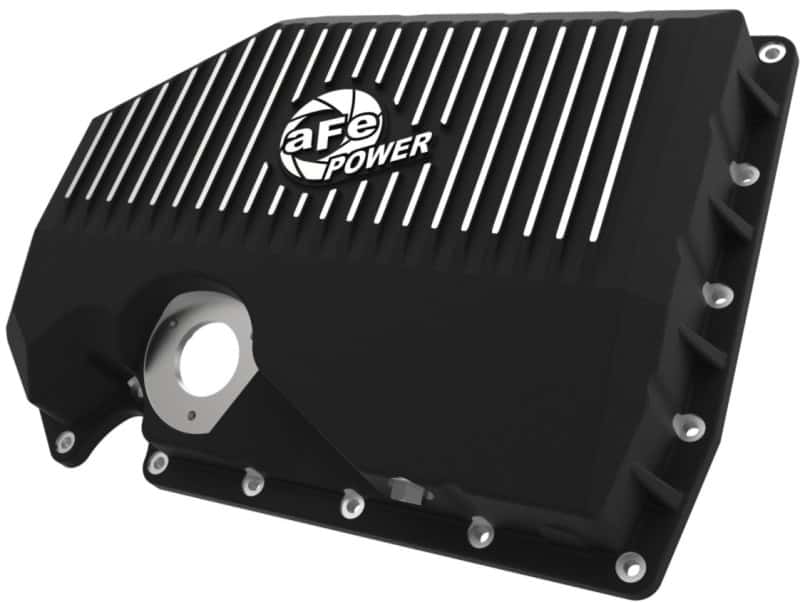 aFe — aFe 05-19 VW 1.8L/2.0L w/ Oil Sensor Engine Oil Pan Black POWER Street Series w/ Machined Fins
Engine Oil Pan - view 2