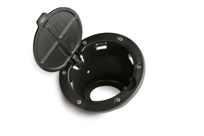AMP Research — AMP Research 2007-2017 Jeep Wrangler JK 2/4 Door Fuel Door - Black - view 8