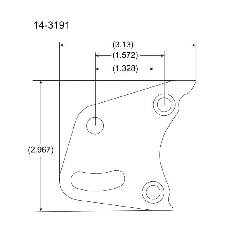 Peterson Fluid Systems — Peterson Fluid Systems Bear Claw Mount Blade - Right Side
R4 MOUNT BLADE - view 2