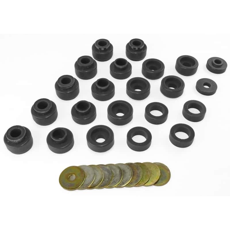 Rugged Ridge — Rugged Ridge Body Mount Kit Black 87-95 Jeep Wrangler YJ
OFFROAD_PERFORMANCEU
Body Mount Set - view 1