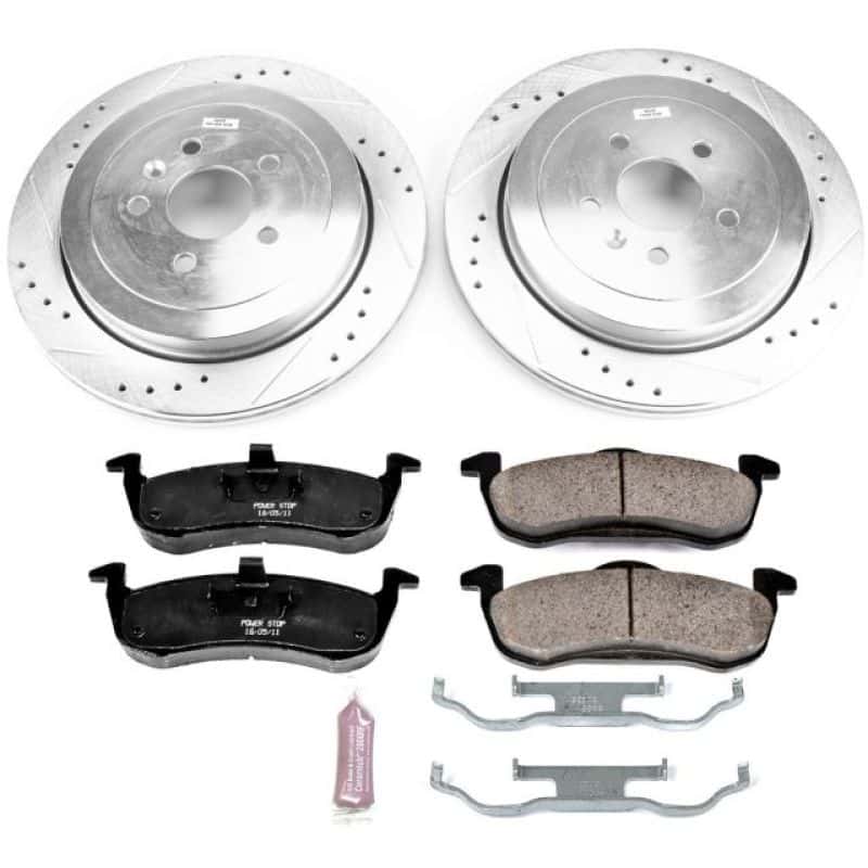 PowerStop — Power Stop 13-18 Lincoln MKT Rear Z23 Evolution Sport Brake Kit - view 1