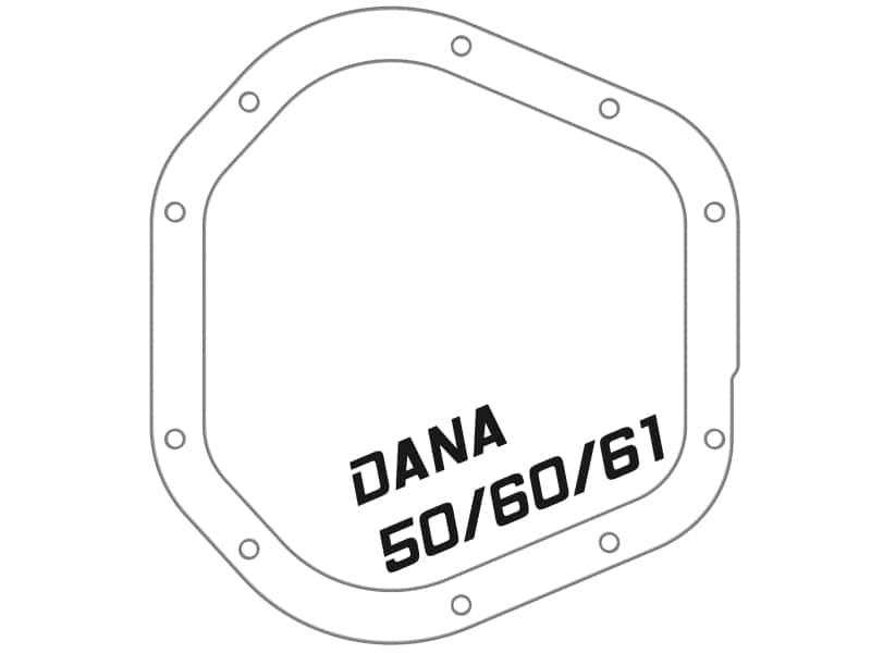aFe — aFe Power Front/Rear Diff Cover Kit w/ Oil 17-22 Ford Diesel V8 (Dana Super 60 & Dana M275-14)
Differential Cover - view 6