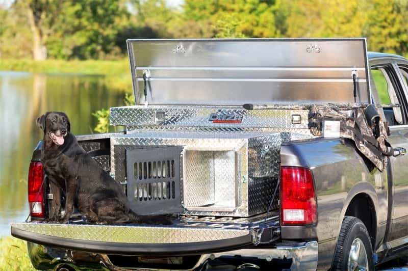 Dee Zee — Dee Zee Universal Tool Box - Red Crossover - Single Lid BT Alum Full Size (Deep)
ToolBxTrkBedRTR - view 8