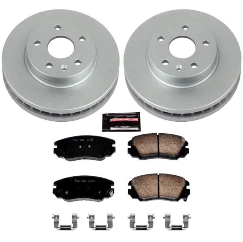 PowerStop — Power Stop 11-16 Buick LaCrosse Front Z17 Evolution Geomet Coated Brake Kit - view 1