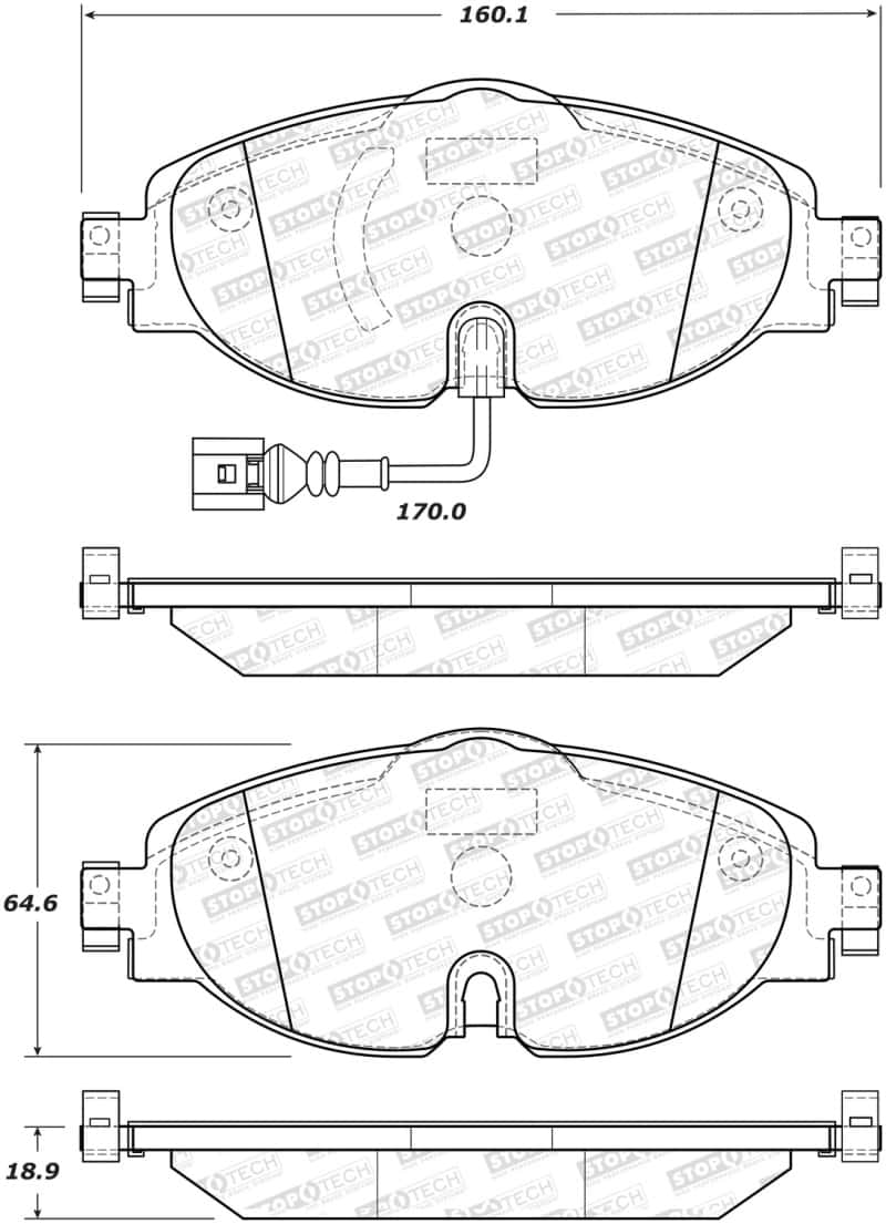 Stoptech — StopTech Street Brake Pads - Front
Brake Pads - view 2