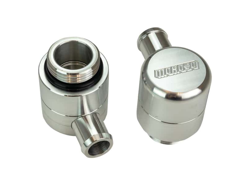 Moroso — Moroso GM COPO 3/4in Tube Screw-In Valve Cover Breathers (2 Pack) - view 2