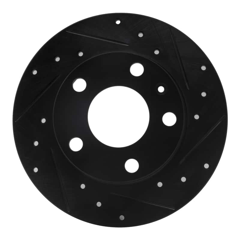 R1 Concepts — R1 02-06 Audi A4 Quattro Rear Right Drilled & Slotted Black Brake Rotor
R1 Brake Rotor Drill - view 1