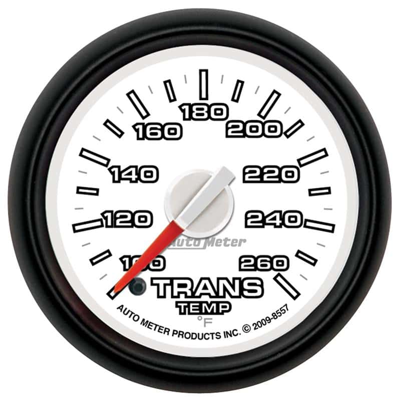 AutoMeter — Autometer Performance Dodge 52.4mm 100-260 Deg F Trans Temp Gauge
2-1/16" TRANS TEMP, - view 2