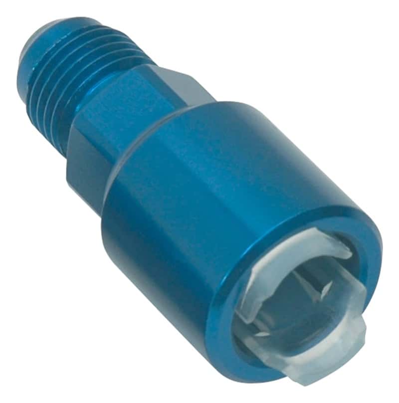 Russell — Russell Performance -6 AN male to 5/16in SAE quick-disconnect female (Blue Single)
Adapter Fitting - view 1