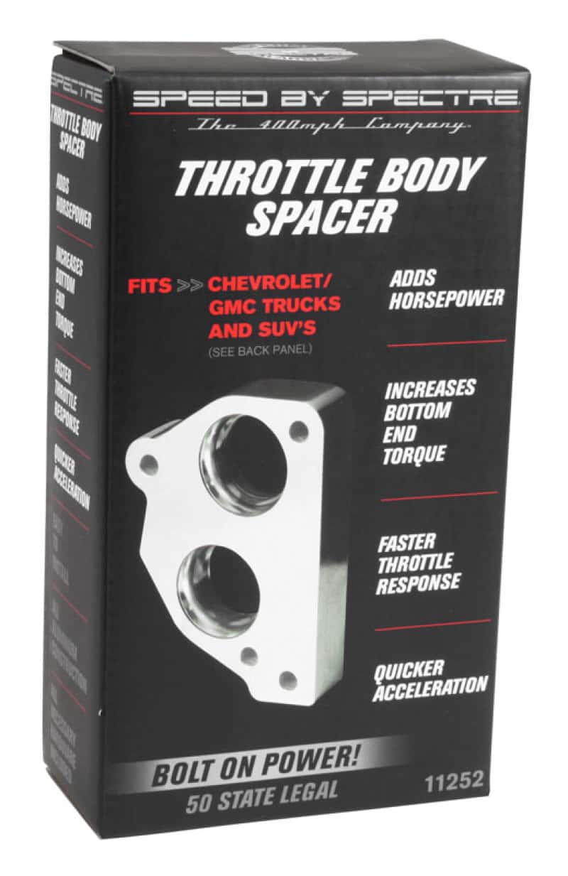 Spectre — Spectre 86-95 GM 4.3L/5.0L/5.7L Throttle Body Injection Spacer
Throttle Body Inject
Spacer - view 4