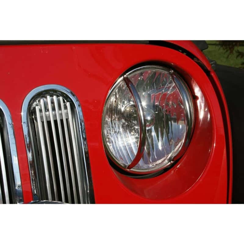 Rugged Ridge — Rugged Ridge 07-18 Jeep Wrangler JK Stainless Steel Headlight Euro Guard Kit
Head Light Guard
OFFROAD_EXTERIOR - view 3