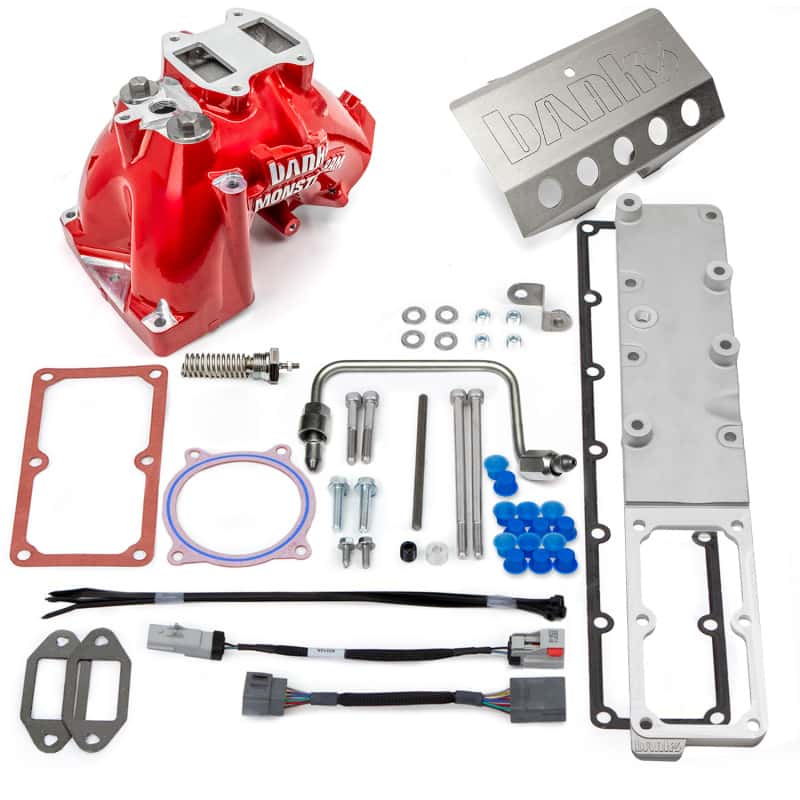 Banks Power — Banks Power 2007.5-2012 Ram 6.7L Monster-Ram Intake System Gen-2 w/Fuel Line - Red w/Heater System
Monster-Ram Intake - view 4